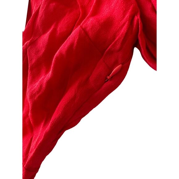 Yumi Kim Studio 54 Mini One Shoulder Draped Red Flirty Dress NWT S - Picture 3 of 9